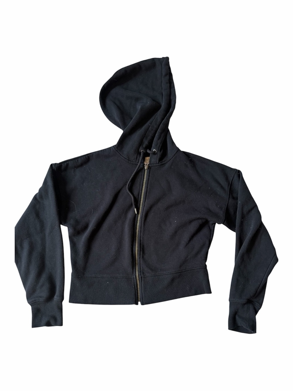 Universal Thread Black Zip-Up Hooded Sweatshirt